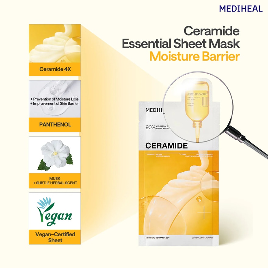 MEDIHEAL Ceramide Essential Mask Moisture Barrier