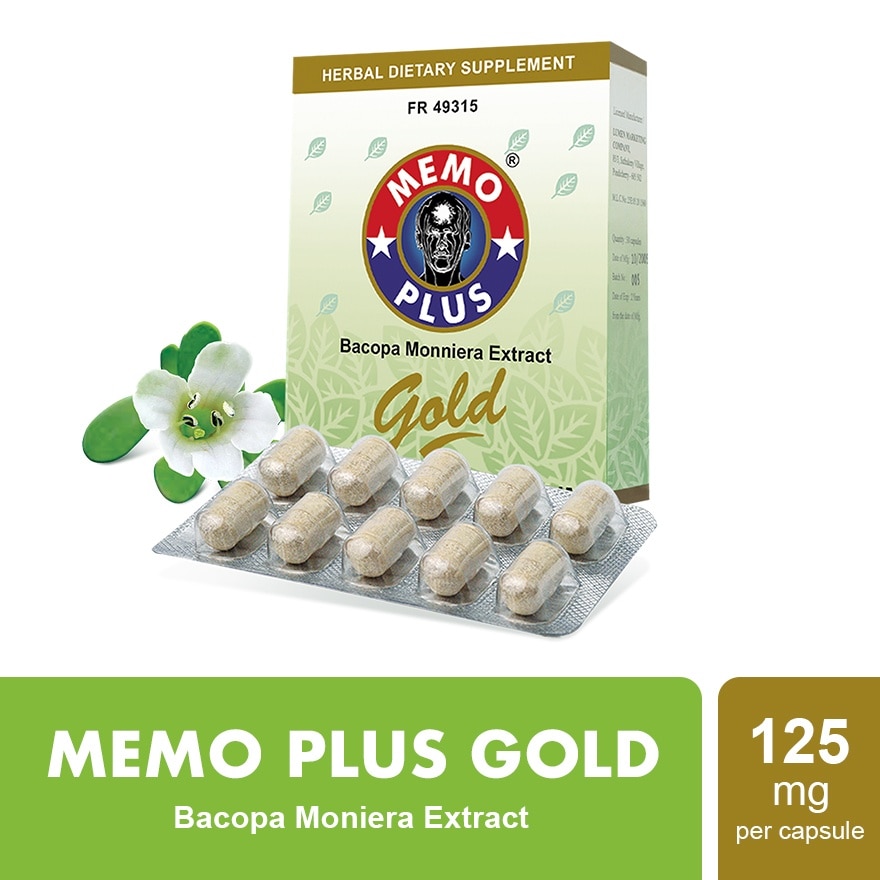 MEMO PLUS Gold Dietary Supplement Sold Per Piece