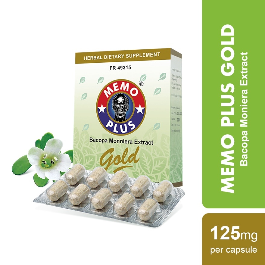 MEMO PLUS Gold Dietary Supplement Sold Per Piece