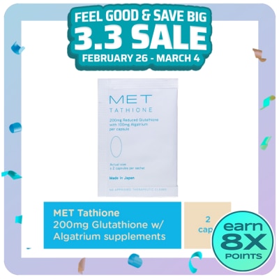 MET TATHIONE Dietary Suuplement Sachet 2pcs Capsule