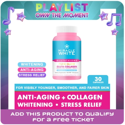 MIRACLE WHITE - MIRACLE WHITE Pure Glow Gluta-Collagen 30 Capsules