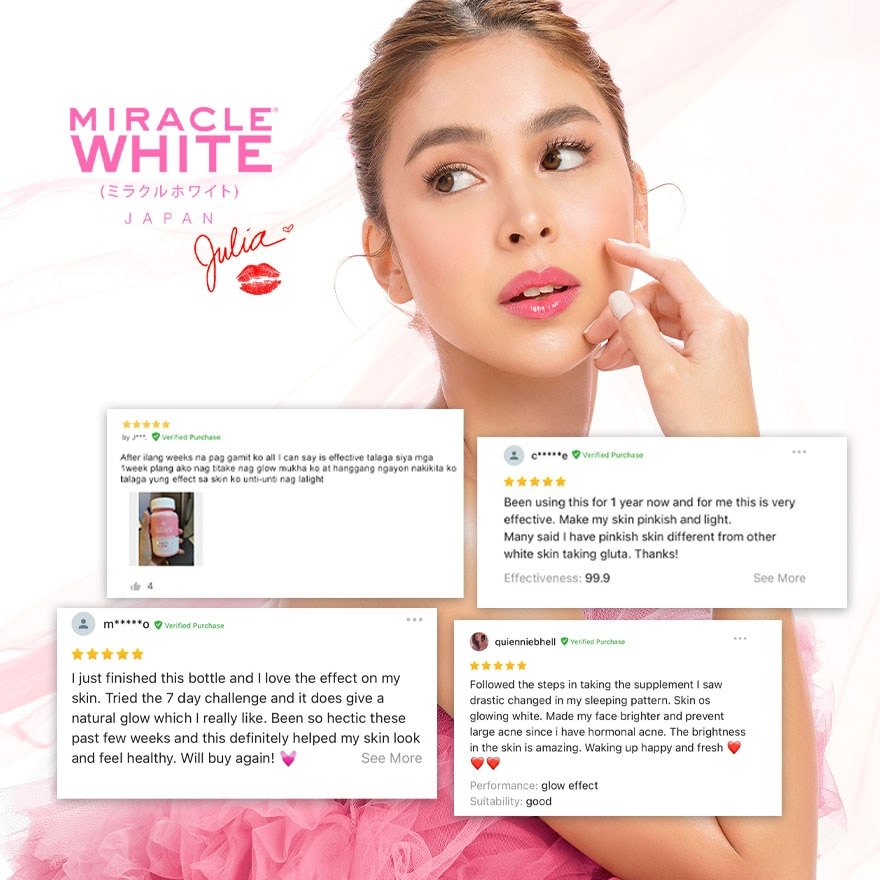 Miracle White Gluta Beauty Glow Bottle