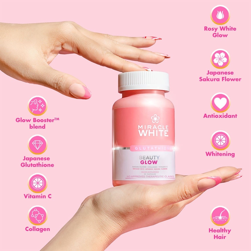 Miracle White Gluta Beauty Glow Bottle