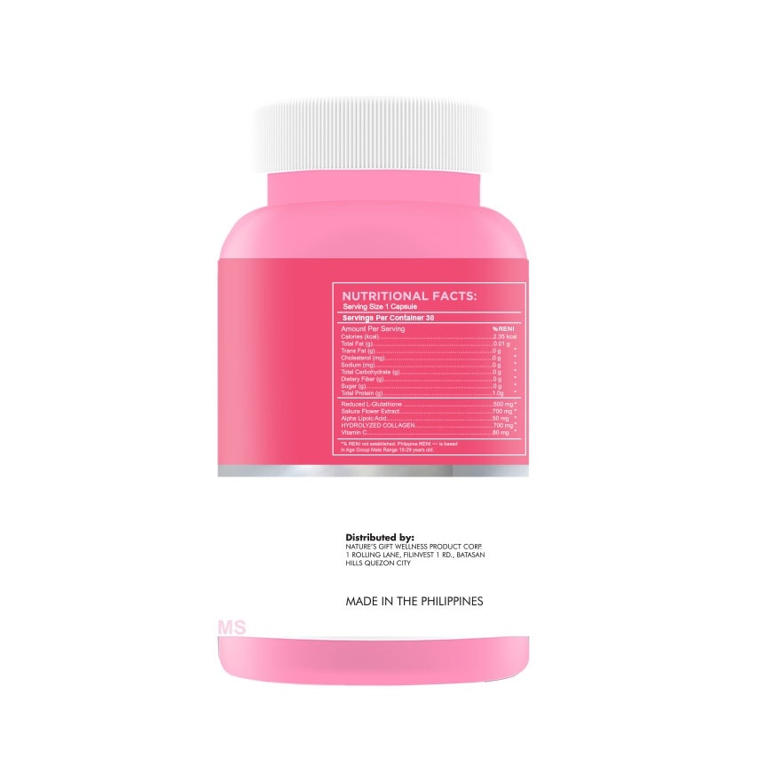 Miracle White Gluta Beauty Glow Bottle