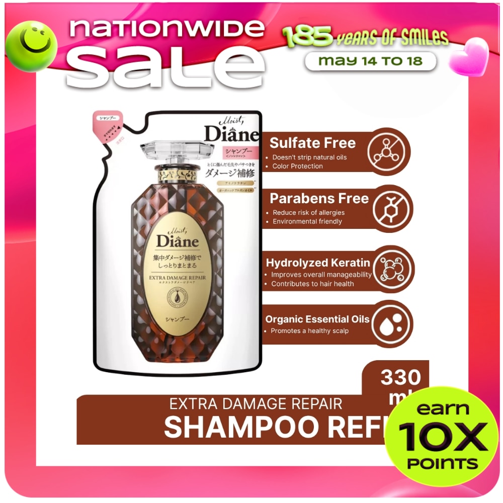 Perfect Beauty Extra Damage Repair - Shampoo Refill - 330 ML