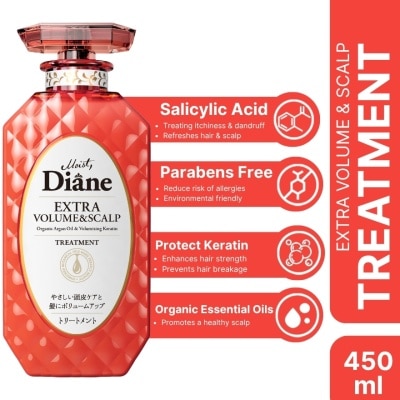 MOIST DIANE Perfect Beauty Extra Volume & Scalp - Treatment - 450 ML