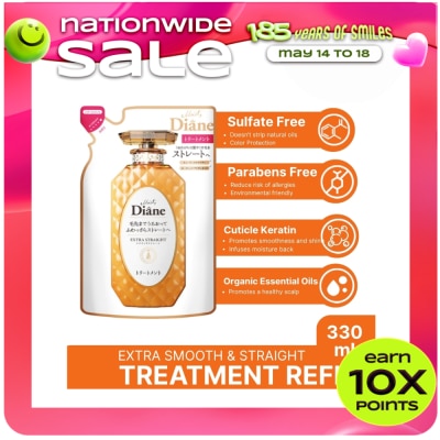 MOIST DIANE - Perfect Beauty Extra Smooth & Straight - Treatment Refill - 330 ML