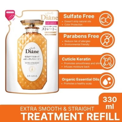 MOIST DIANE Perfect Beauty Extra Smooth & Straight - Treatment Refill - 330 ML
