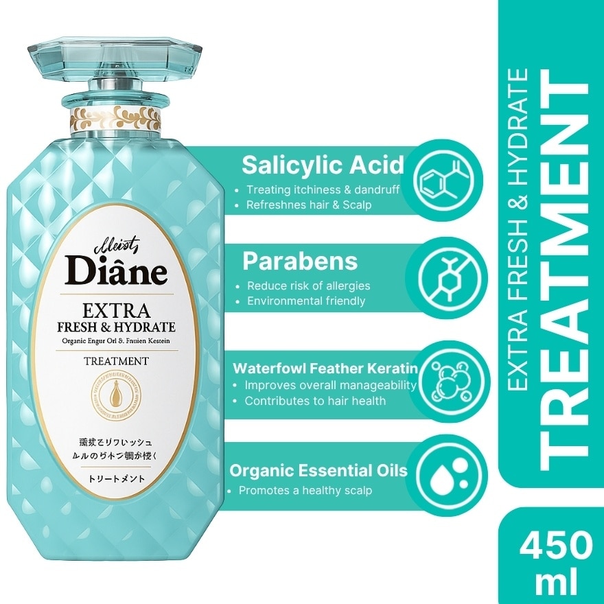MOIST DIANE Fresh & Hydrate Treatment 450ml