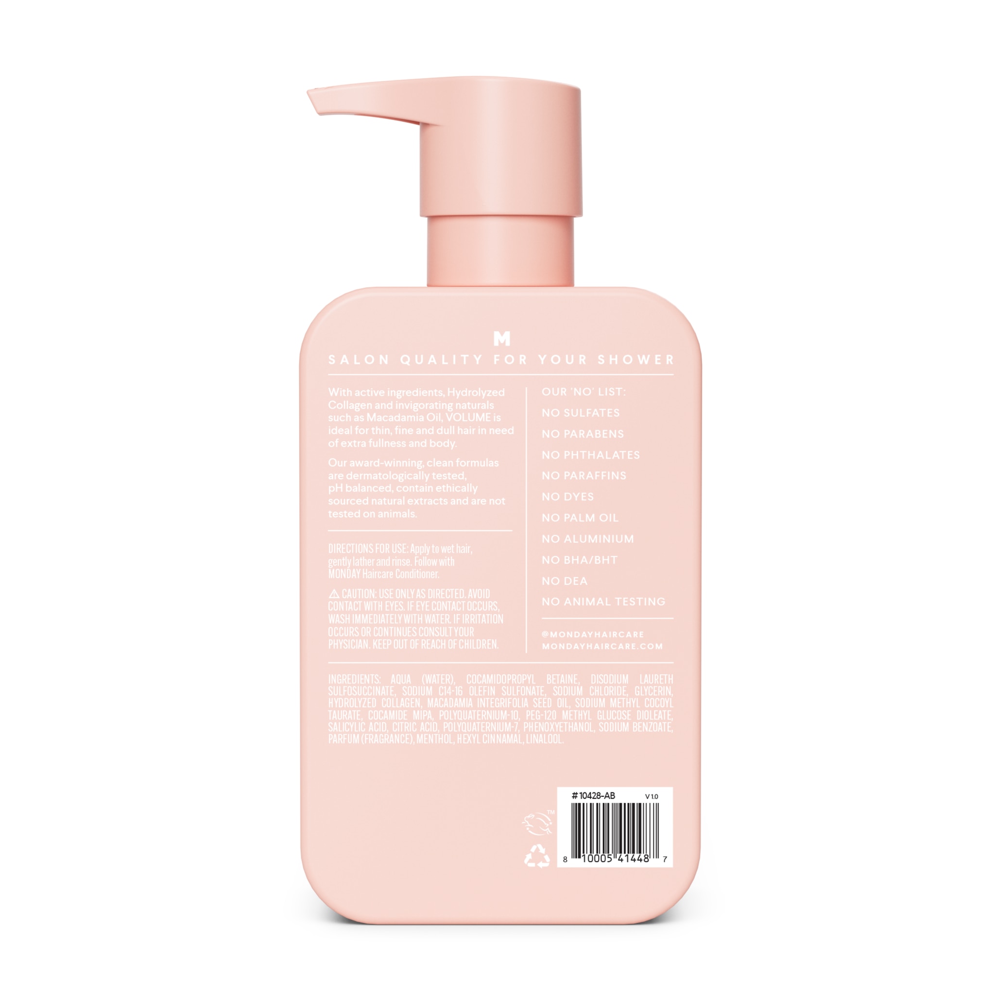 MONDAY Shampoo Volume 354ml