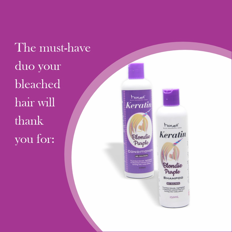 Keratin Blondie Purple Shampoo 250ml