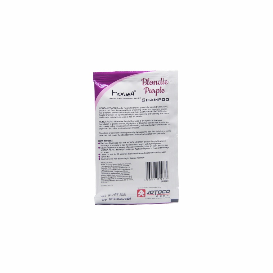 Keratin Blondie Purple Shampoo 20ml