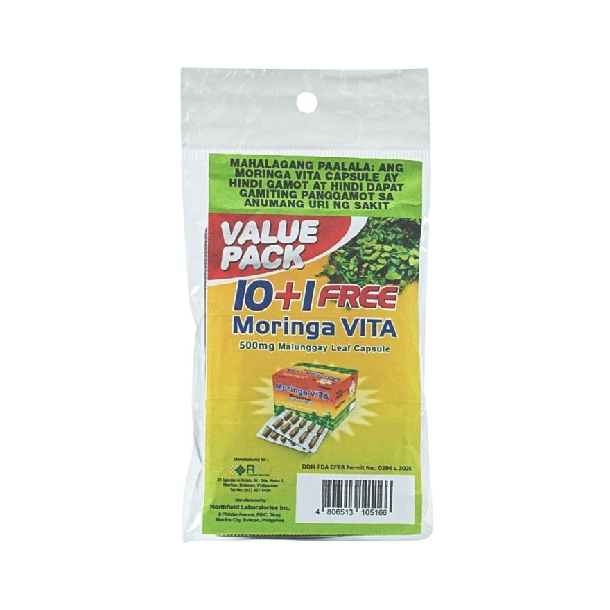 Vita 10+1 500mg Malunggay Capsule