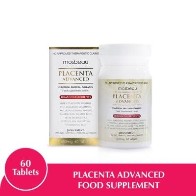 mosbeau glutathione Purtier Placenta 7th Edition New Zealand 2 Bottles Of Mosbeau Placenta White  Advanced Supplement (120 Tablets Each, 650mg) main image 0