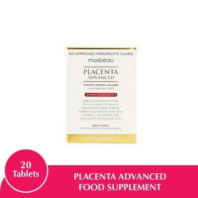 MOSBEAU MOSBEAU Placenta White Advanced Tablet 650mg x20 Tablets