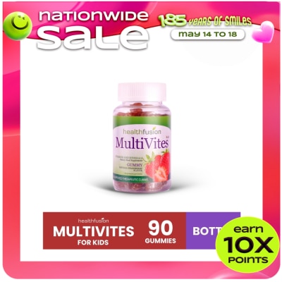 HEALTH FUSION - MultiVites Kids 180g 1 Bottle (90 Gummies)