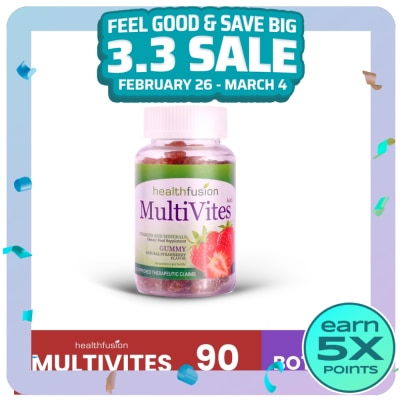 HEALTH FUSION MultiVites Kids 180g 1 Bottle (90 Gummies)
