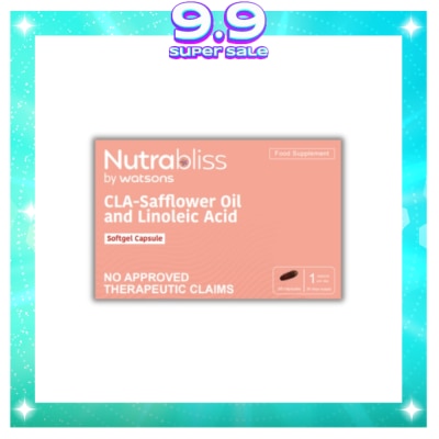 NUTRABLISS WS NUTRABLISS WATSON CLA 800 mg Softgel Capsule (Expiry: Aug. 4, 2025)