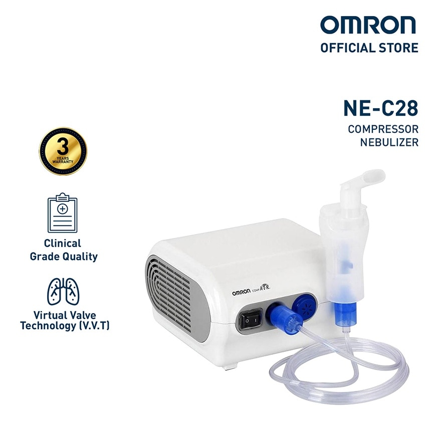OMRON NE-C28 Compressor Nebulizer Asthma with Complete Set
