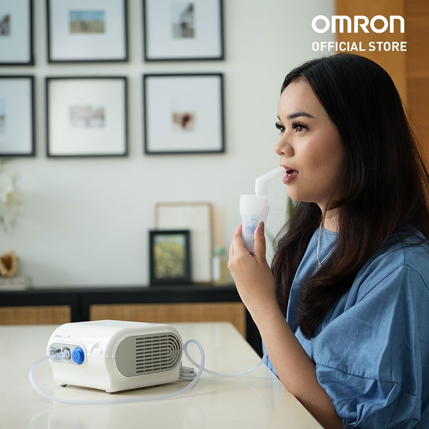 OMRON, OMRON NE-C28 Compressor Nebulizer Asthma with Complete Set