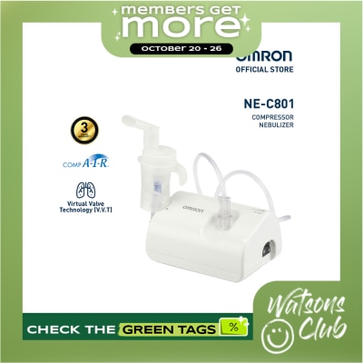 OMRON OMRON NE C801 Compressor Nebulizer for Asthma with Complete Set image