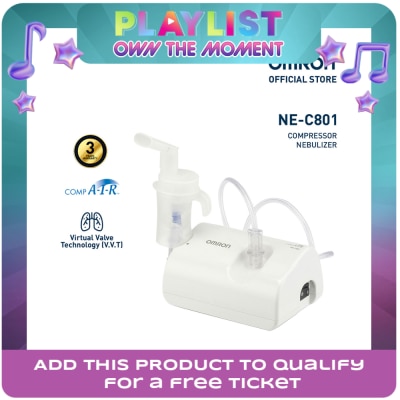 OMRON - OMRON NE-C801 Compressor Nebulizer for Asthma with Complete Set