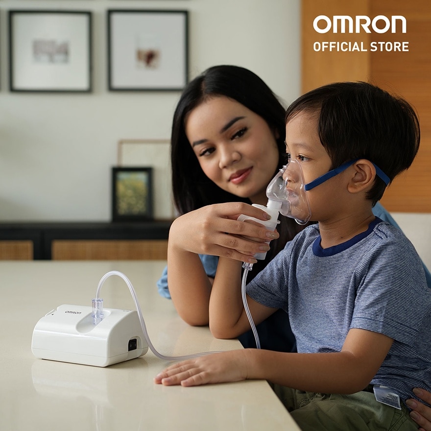 OMRON NE-C801 Compressor Nebulizer for Asthma with Complete Set