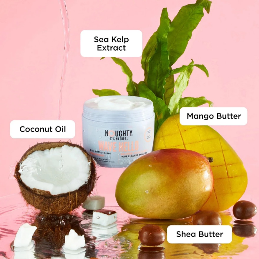 NOUGHTY Wave Hello Curl Butter 3-In-1 Treatment 300ml
