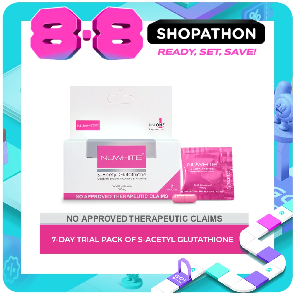 S-Acetyl Glutathione Food Supplement 7 Capsules 500mg image