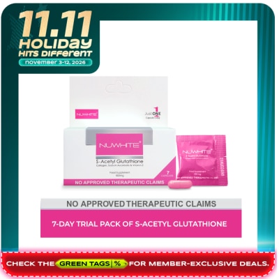 NUWHITE S Acetyl Glutathione Food Supplement 7 Capsules 500mg image