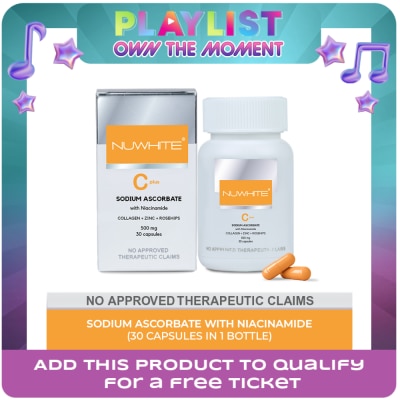 NUWHITE - NUWHITE Vitamin C plus Sodium Ascorbate with Niacinamide 500mg 30 capsules