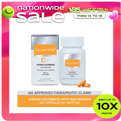 NUWHITE - NUWHITE Vitamin C plus Sodium Ascorbate with Niacinamide 500mg 30 capsules
