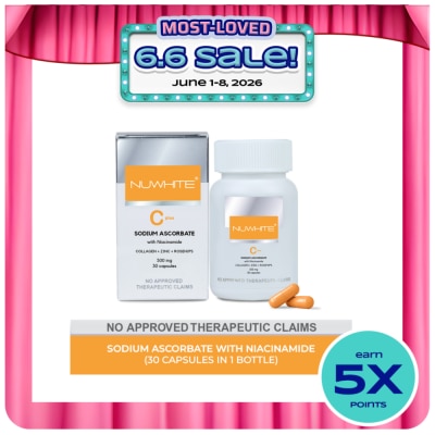NUWHITE - NUWHITE Vitamin C plus Sodium Ascorbate with Niacinamide 500mg 30 capsules