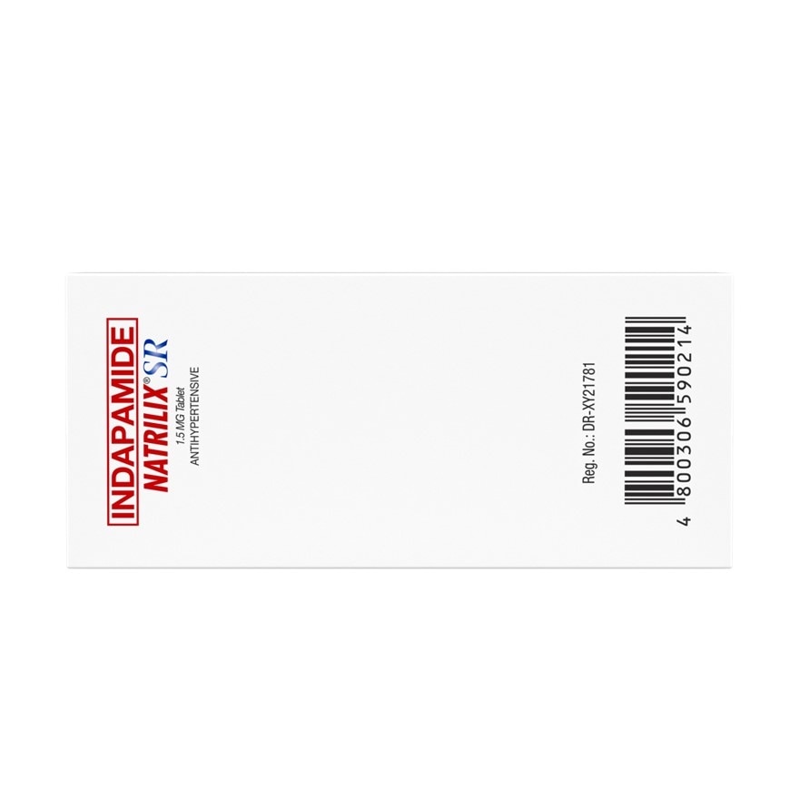 Natrilix Indapamide hemihydrate 1.5mg 1 Tablet [Prescription Required] image