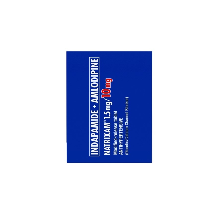 Indapamide + Amlodipine Besilate 1.5mg/10mg 1 Tablet [Prescription Required]