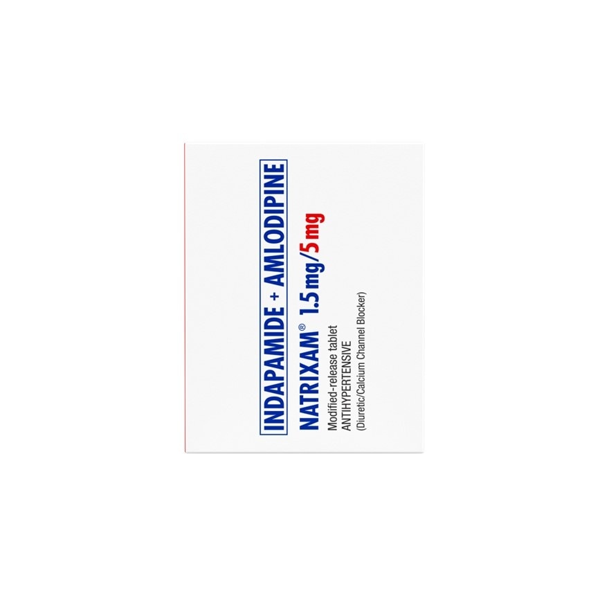 Indapamide + Amlodipine besilate 1.5mg/5mg 1 Tablet [PRESCRIPTION REQUIRED]