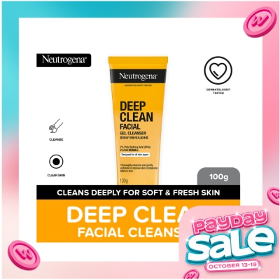 NEUTROGENA NEUTROGENA Deep Clean Facial Gel Cleanser 1g image