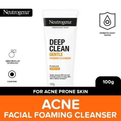 NEUTROGENA - Deep Clean Acne Foaming Cleanser - 100 G