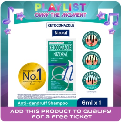 NIZORAL SHAMPOO - Ketoconazole Dandruff Shampoo Maximum Treatment 6ml