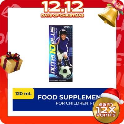 NUTRI 10 Multivitamins Syrup 120mL x 1 Bottle