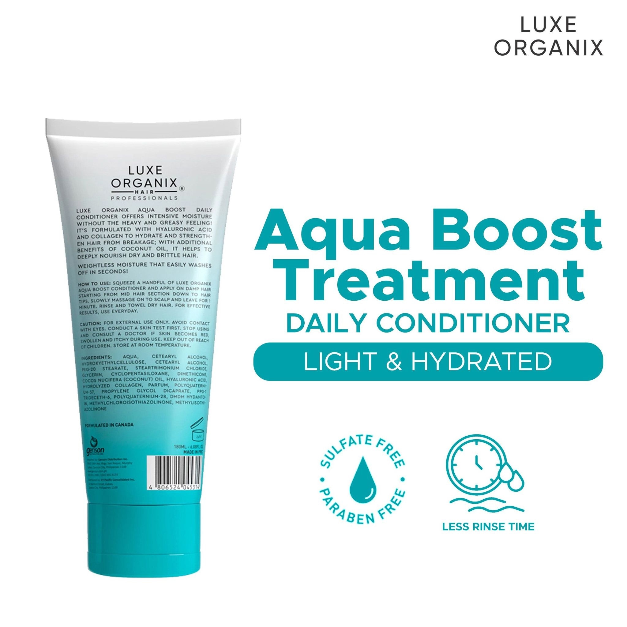 Aqua Boost Hair Treatment Aqua Boost Light Hyrdated 180ml