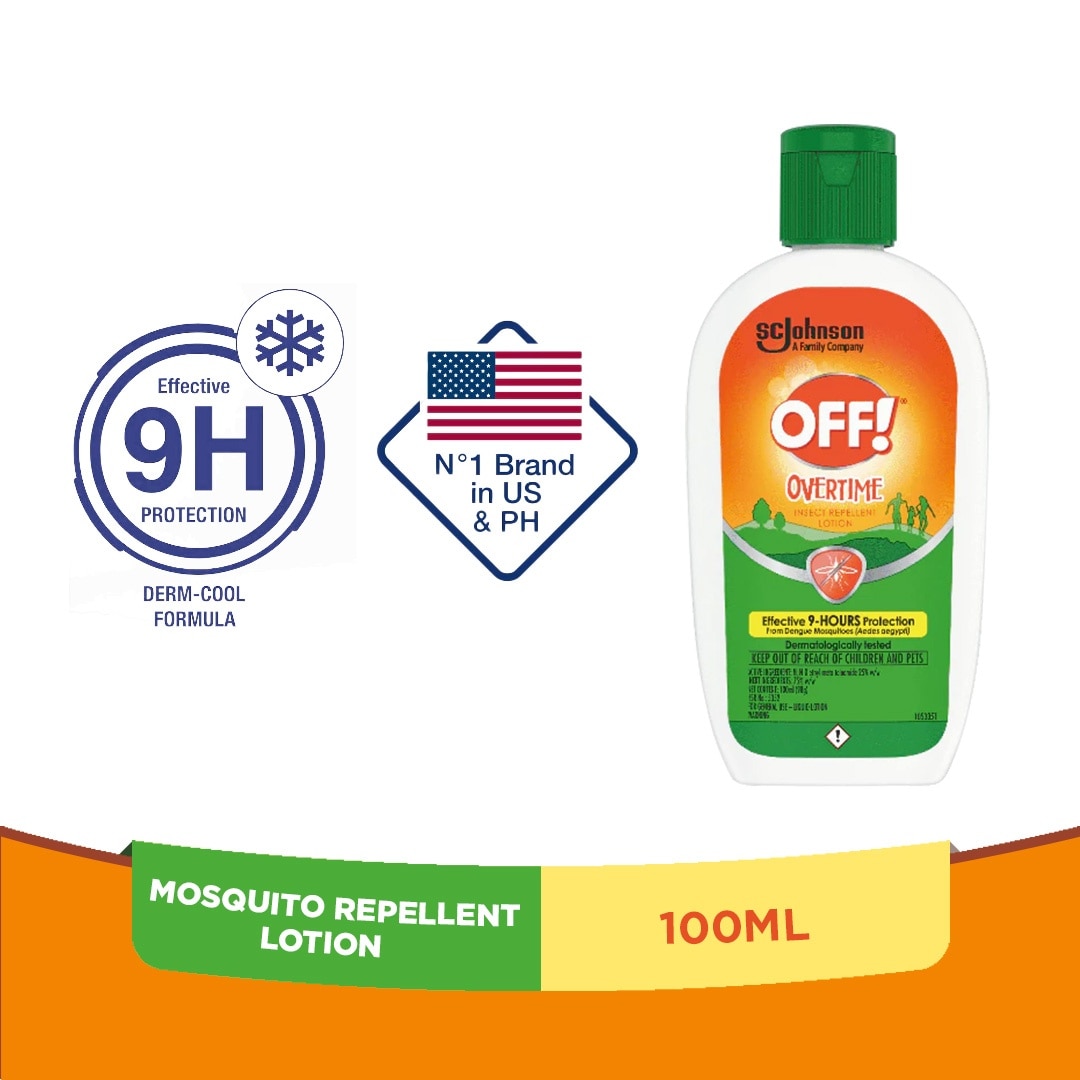 Overtime Insect Repellent Lotion 100ml