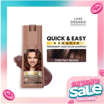 LUXE ORGANIX Luxe Organix Hair Color Shampoo Chestnut Brown 200ml image
