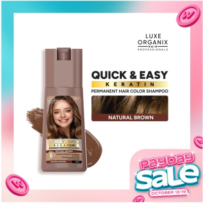 LUXE ORGANIX Luxe Organix Hair Color Shampoo Natural Brown 200ml image