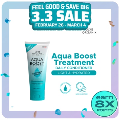 LUXE ORGANIX Aqua Boost Hair Treatment Aqua Boost Light Hyrdated 180ml