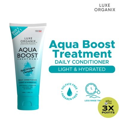 LUXE ORGANIX Aqua Boost Hair Treatment Aqua Boost Light Hyrdated 180ml