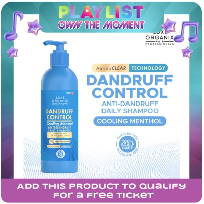 LUXE ORGANIX - Dandruff Control Cooling Menthol Shampoo 240ml