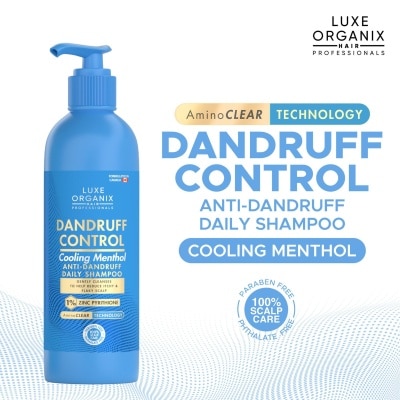 LUXE ORGANIX Dandruff Control Cooling Menthol Shampoo 240ml
