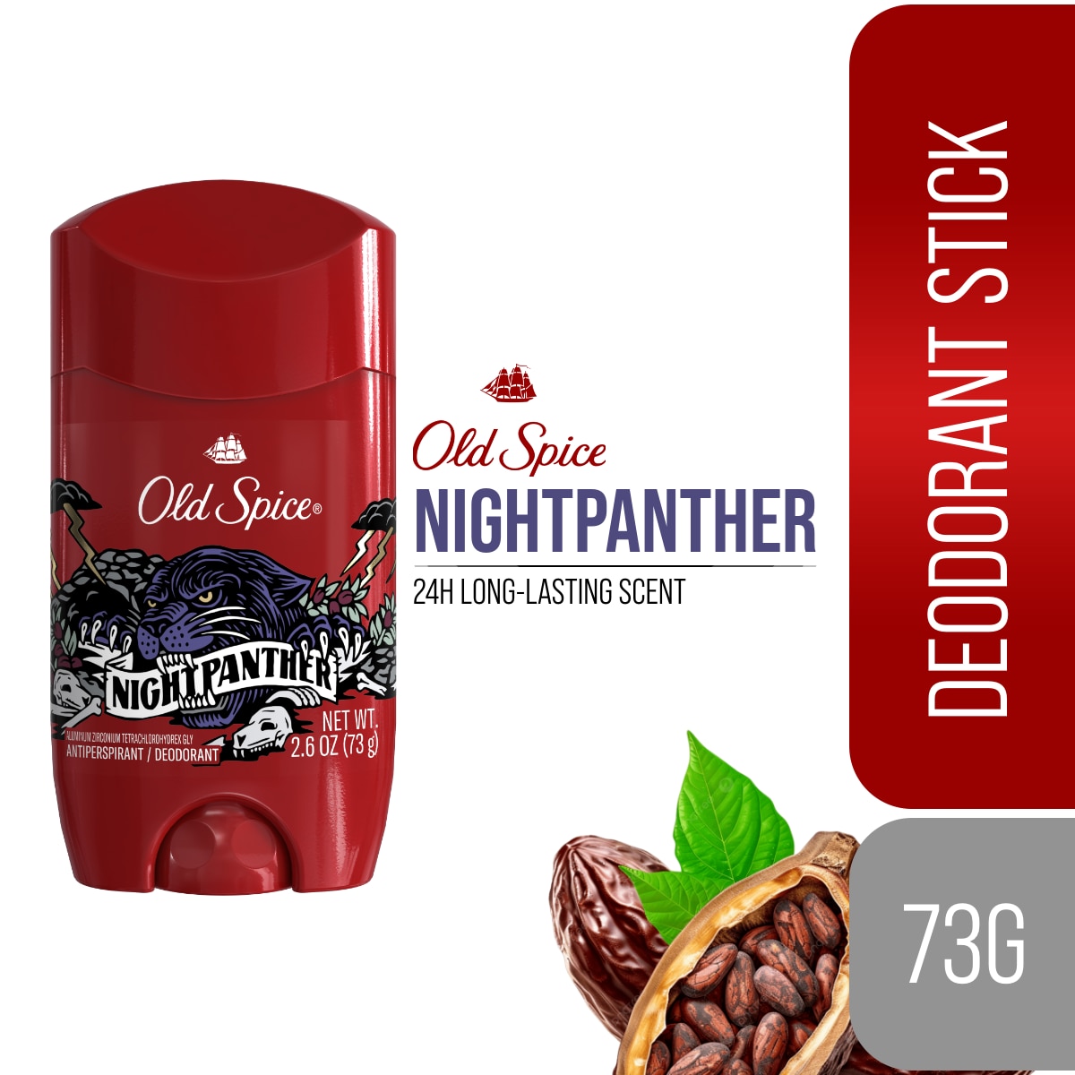 OLD SPICE Invisible Stick Nightpanther 2.6 oz