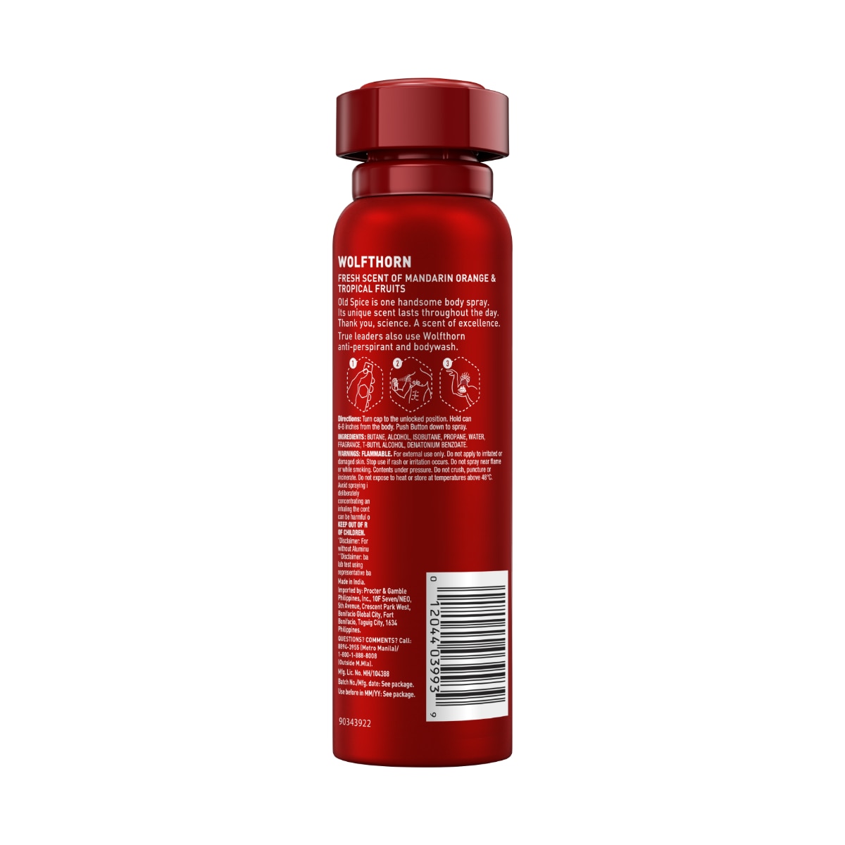 Wolfthorn Body Spray 106g